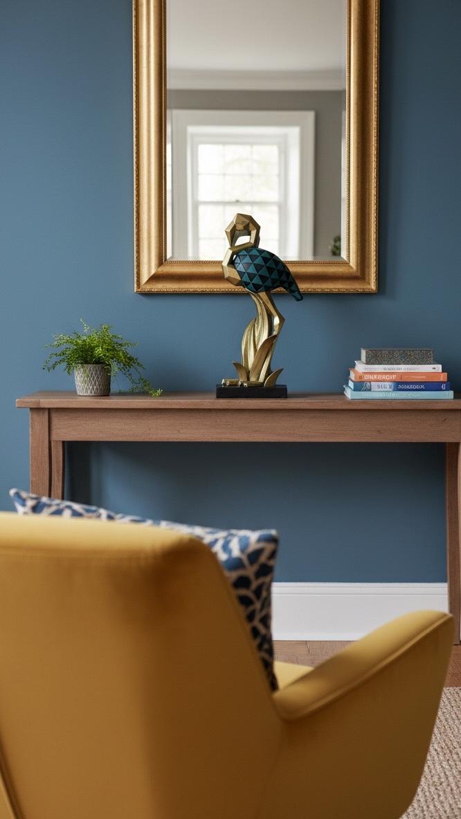 Skulptur „ÉLAN“ – Geometrischer Flamingo